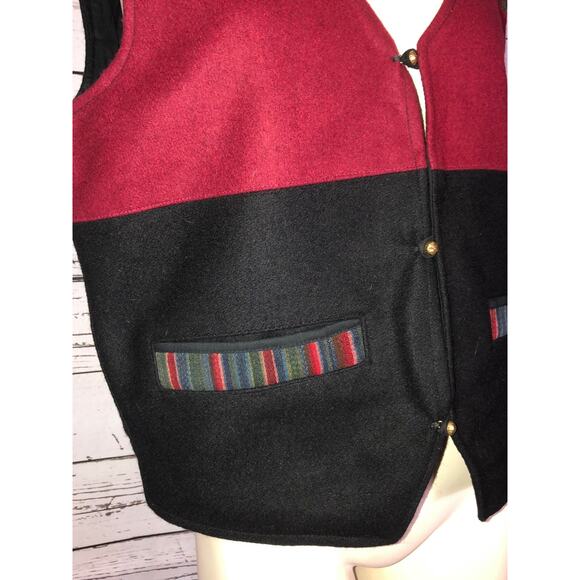 VINTAGE Handmade 100% Wool Made In Napal Vest size medium - Picture 7 of 11